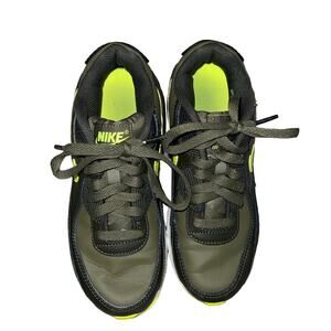 Nike Air Max 90 Leather GS ‘Medium Olive Volt’